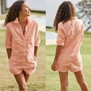 Frank & Eileen Peach Romper